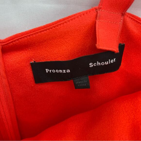 Proenza Schouler Elegant Red Off-Shoulder Women's Top - Size 0 - Picture 3 of 6